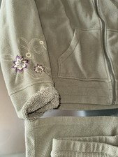 ALEX Athletics Freizeitanzug Hausanzug Fleece grün Gr. 40/42 Hoody Hose Neuw.