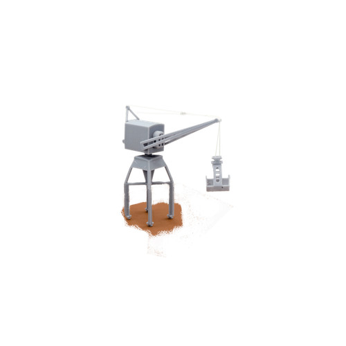 Spur hafenkran mit - spur,