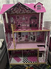 Barbiehaus Puppenhaus mit 3 Etagen, Spielzeughaus