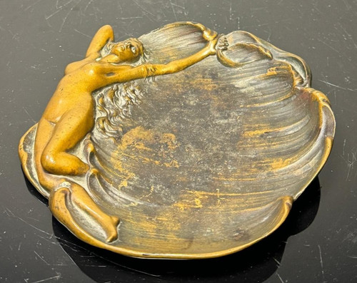 Jugendstil bronze seifenschale - jugendstil,