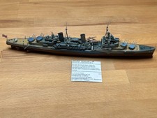 Airfix 1/600 "HMS Belfast" Plastik-Modellbausatz, gebautes Model mit Ätzteilen