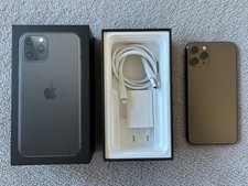 WiE NEU ! APPLE iPHONE 11 PRO SPACEGRAU AKKU 92% OVP + ZUBEHÖRPAKET ! KEiN MAX
