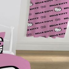 Sanrio Hello Kitty 2 Stück/1 Paar Fertig-Gardinen Vorhänge B 168 x L 137cm NEU