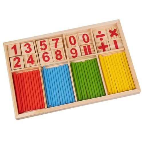 Rechenstäbchen holz - rechenstäbchen,