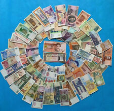 25 Stück Internationale Banknoten inclusive 1 x Simbabwe + 1 x China