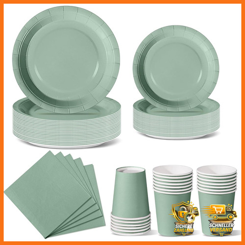 Pappteller set stück - set,