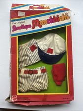 Boutique Monchhichi OVP Kleidungsset Vintage 80er Jahre Play ball