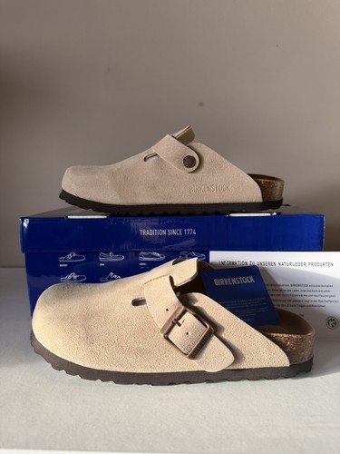Birkenstock boston taupe - taupe,