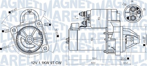Magneti marelli anlasser - magneti,