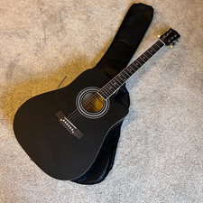 41" Dreadnought Black Acoustic