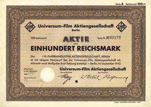 Ufa universum film 1942 - film, berlin