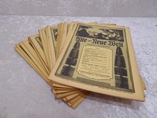24 x Zeitschrift Alte und neue Welt Illustriertes Familienblatt Vintage um 1925