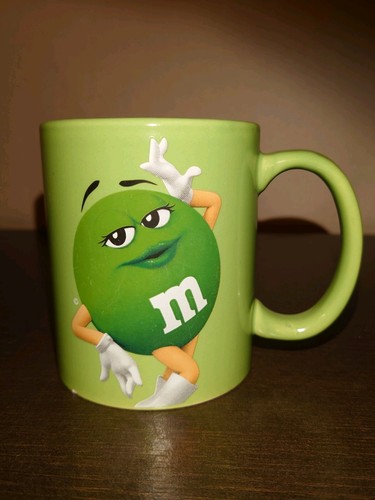 Tasse grün henkelbecher - m&m's,
