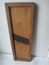 XXXL Alter Krauthobel Holz Gurkenhobel antik  78/25/5,5 cm Deko Vintage Retro