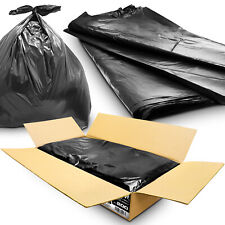 RE-GEN Müllbeutel Säcke schwarz 70 Liter recycelt 5 kg Fassungsvermögen - 200er Karton