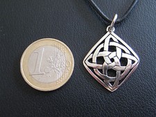Keltischer Knoten 925'er Silber Kettenanhänger Keltenknoten Kette  / KA 828