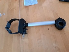 Uebler 19970 Abstandshalter mit Zahnband für 2. Fahrrad für 2er-Träger schwarz