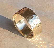 585 Gold Ring gehämmert