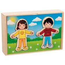 Goki Anziehpuppenpuzzle Junge