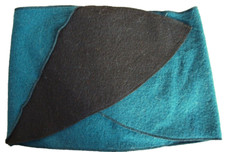 Schärpe Hüftgürtel Cacheur Schal Gürtel Hüftwärmer Walkstoff Unikat