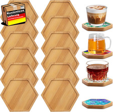 Bambus Untersetzer Set mit