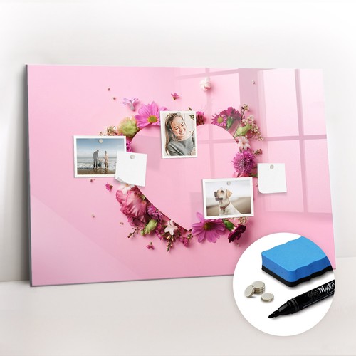 Magnetische glas wandtafel mit - magnetische, glas-wandtafel
