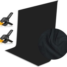 Fotohintergrund Schwarz 1,5x2m