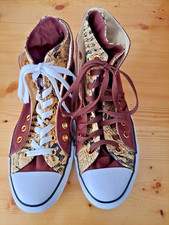 Converse All Star Chucks BLACK FIVES Doppel Lounge High Top braun Gr. 43 EUR 9,5