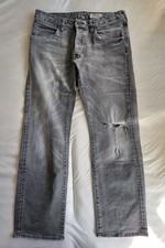 Jeanshose von Bragg W 32 / L 32 - Fitted Waist / Straight Leg in grau