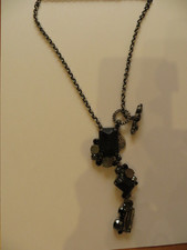 KONPLOTT  Collier/ Kette To Katharine with Love, neu,silber-schwarz