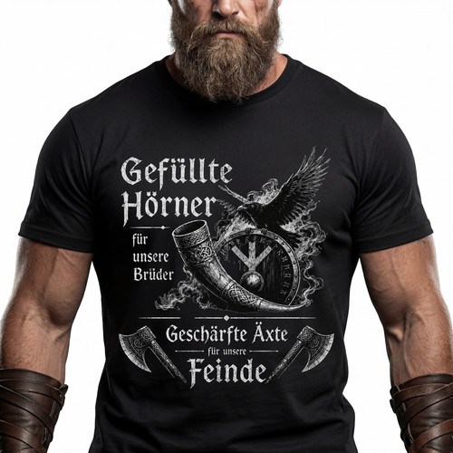 Gefüllte hörner wikinger - gefüllte,