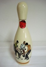 Vintage Kegel Flasche Jacobi Weinbrand Keramikflasche Deko