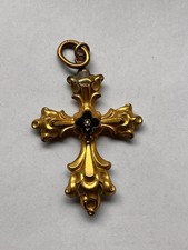 Kreuz Kruzefix Anhänger Gold