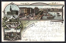 Lithographie Hamburg-Neustadt