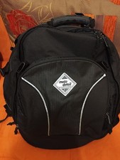 Motorradrucksack, schwarz