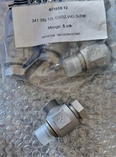 5x VOSS 25C WH12LRKDSOMD Hydraulikverschraubung 3tlg 12L G3/2Z-WD Schw. NEU