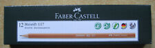 12 x Bleistifte 1117 Faber-Castell / Härtegrad HB = 2 1/2  / unlackiert / 111700