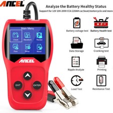 Ancel BA201 12V KFZ Batterietester Auto Batterieprüfer Digitaler Batterie Tester