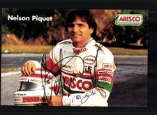 Nelson Piquet  Formel 1 Fahrer 1978-1991 Original Signiert + A 253787