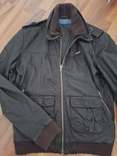Superdry lederjacke braun - superdry, xl