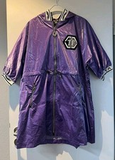 Blusenjacke Lila Glänzend