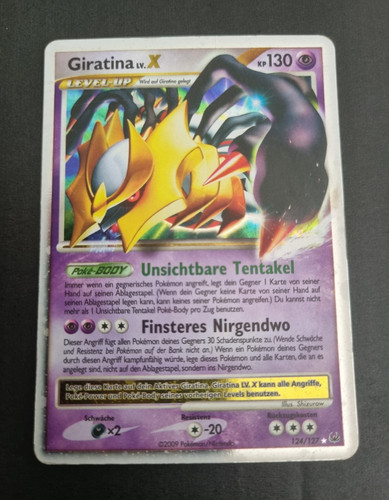 Giratina 124 127 holo - giratina, lv.x