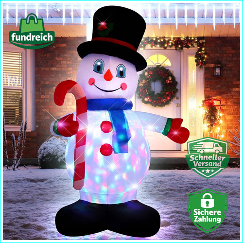 Aufblasbarer schneemann - aufblasbarer,