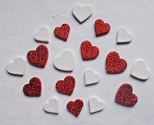 18 Sticker Herzen Schaumstoff