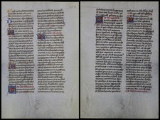Handschrift pergament blatt - handschrift,