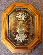 Christliche Handwerkskunst - Maria mit Jesuskind als Bild 