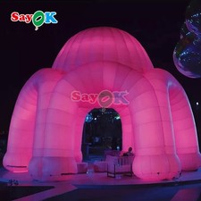 6mH Led Aufblasbare Iglu Kuppel 6mH Party Nachtclub Bogen Zelt für Outdoor-Event