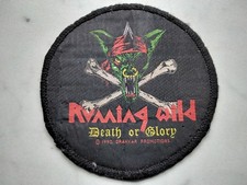 RUNNING WILD  PATCH ORIGINAL 1990 Vintage Aufnäher 9,5cm Helloween Power Metal 