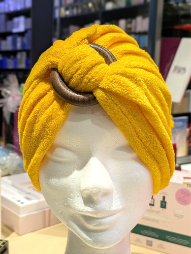 Turbante aus gelbem - turbante,