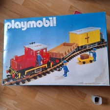 Playmobil Eisenbahn konvolut gebraucht Älteres Modell bespielt 